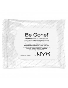 Removedor de maquiagem NYX Be Gone BGMW01 20 lenços