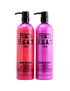 Kit Bed Head Shampoo 750ml + Reparador 750ml Dumb Blonde 