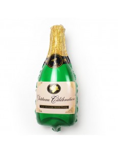 Balão Metalizado para Festa Garrafa de Champagne 0019