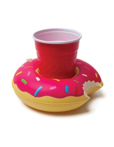 Inflável para Copo Donut Rosa