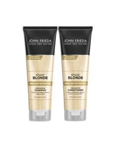 Kit John Frieda Sheer Blonde Highlight Activating Shampoo + Condicionador