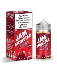 Essência Jam Monster Nic Salts Strawberry 24mg 30m