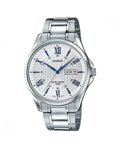 Relogio Casio MTP-1384D-7A2 Silver Masculino 