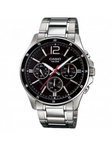 Relogio Casio MTP-1374D-1AV Prata Masculino 