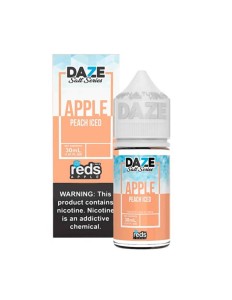 Essência Seven Daze Salt Series Reds Apple Peach Iced 30mg 30ml