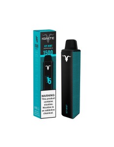 Dispositivo Descartável IGNITE V15 1500 Puffs Icy Mint 50mg