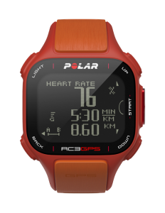 Relógio Medidor de Frequência Cardíaca Polar RC3 Laranja