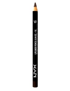 Lápis Labial NYX Slim SPL818 Dark Brown