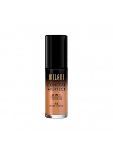 Base Corretivo Milani CONCEAL + PERFECT 12 Spiced Almond