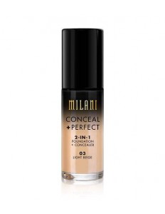 Base Corretivo Milani CONCEAL + PERFECT 03 Light Beige