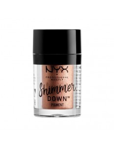 Glitter Pigmento Nyx Shimmer Down SDP04 Salmon