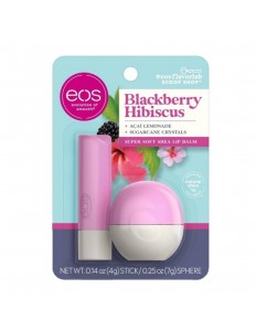 Protetor Labial EOS Blackberry Hibiscus 2pcs
