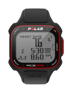 Relógio Medidor de Frequência Cardíaca Polar RC3 Preto