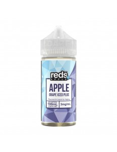 Essência Vape 7Daze Reds Apple Grape Iced Plus 3mg 100ml