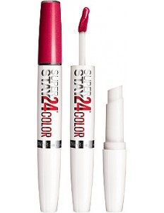 Gloss Maybelline Superstay 24 Hs 2 Step Color # 010 Reliable Raspberry