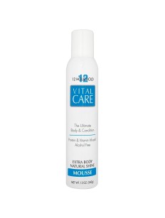 Mousse Vital Care Extra Body Natural Shine Azul 12Hs