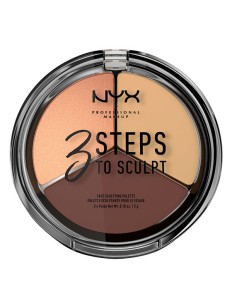 Paleta de Contorno Nyx 3 Steps 3STS03 Medium