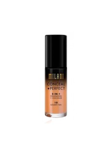 Base Corretivo Milani CONCEAL + PERFECT 10 Golden Tan 30ml