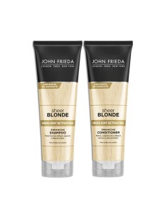 Kit John Frieda Sheer Blonde Highlight Activating Shampoo + Condicionador
