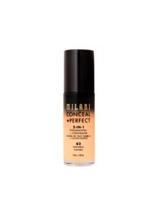 Base Corretivo Milani CONCEAL + PERFECT 02A Creamy Natural